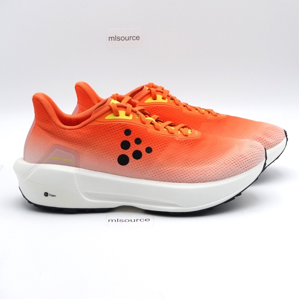 NEW Size 12 Men's Craft Nordlite Ultra Running Shoe 1913378-895503 Ash White - Picture 3 of 7